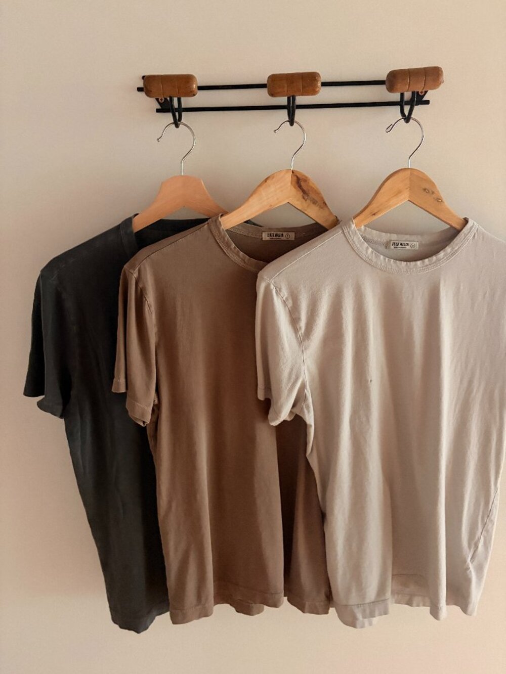 Three Mens Buck Mason Pima Cotton T Shirts - Size Small